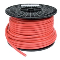 Accu kabel dubbel geisoleerd ROOD 50 mm2 (1 m)