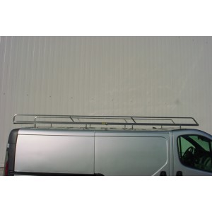 Dakdrager RVS (276 x 143 cm) Mercedes Vito lang L2H1 (WB 3200 mm) met deur
