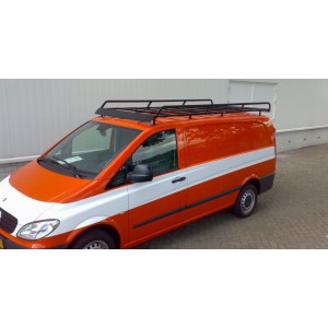 Dakdrager staal zw. poederl. (265 x 143 cm) Mercedes Vito compact L1H1 met klep