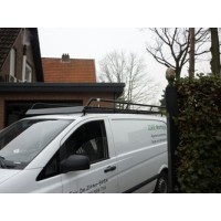 Dakdrager staal zw. poederl. (324 x 143 cm) VW Transporter (WB  3400 mm) met klep L2H1